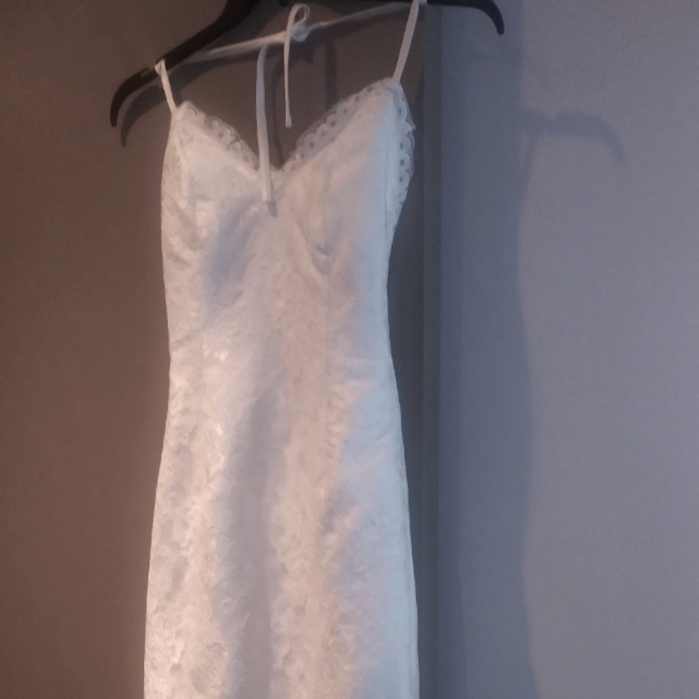 Custom made wedding dress